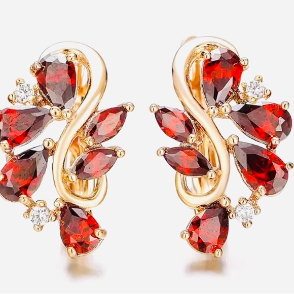 Grathia Cero Accessories - Gold Plated Women lever back Earrings
